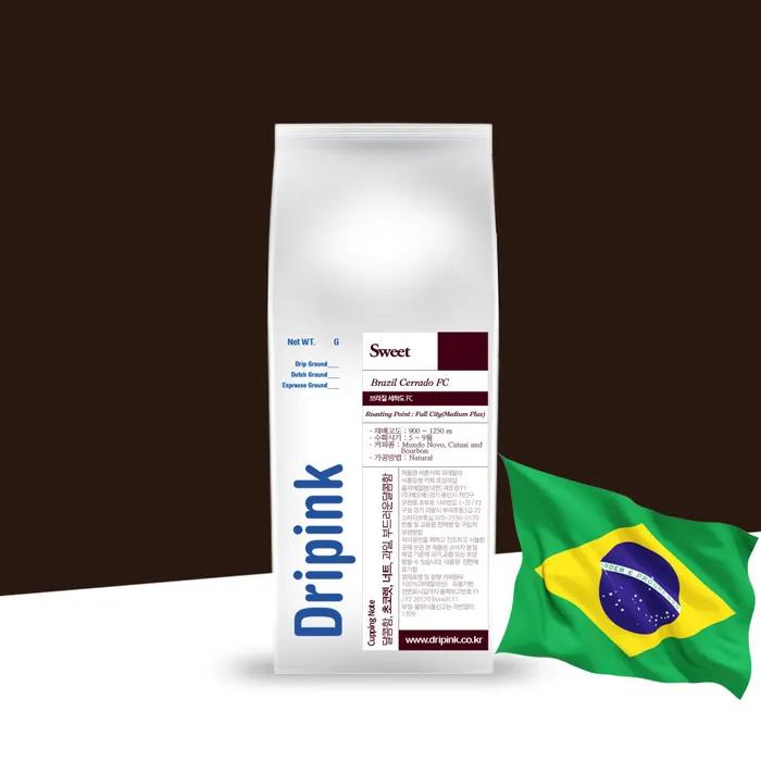 Капающий Розовый Свежеобжаренный Бразильский Серрадо FC Цельные Кофейные Зерна 500г Espresso: Uganda