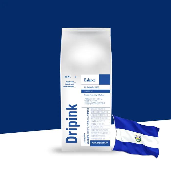 Капающий Розовый Свежеобжаренный Сальвадор SHG Кофе в Зернах 500г Dutch Grind: Mexico